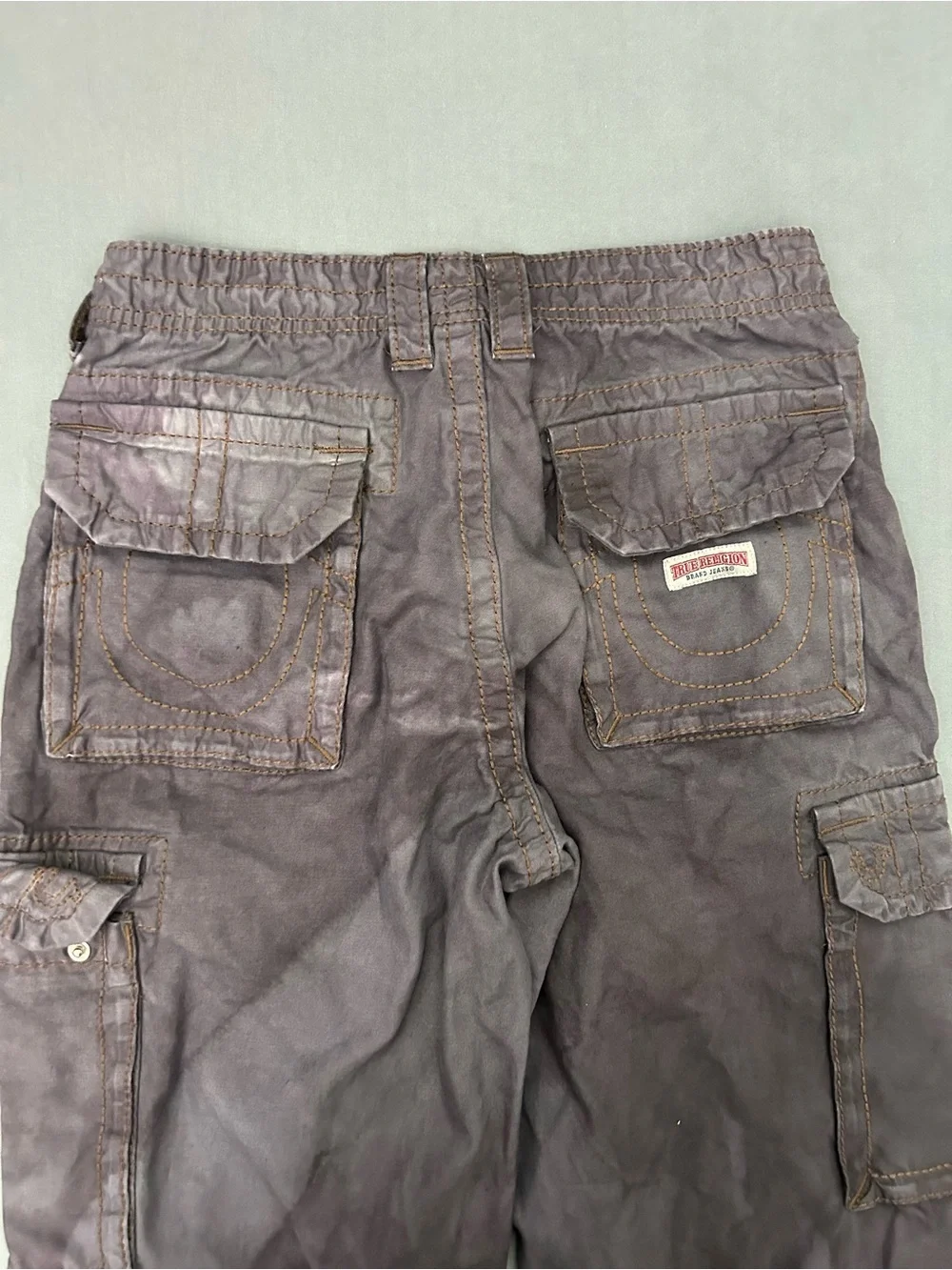 True Religion Brand Jeans Y2K Men's Size 26 Acid-washed Purple Jeans